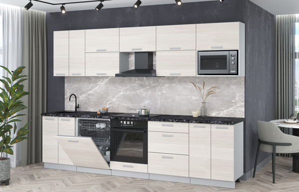 Кухонный гарнитур Интерлиния Мила Лайт 3.0-ПМ2