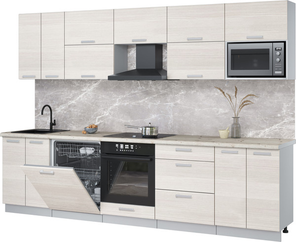 Кухонный гарнитур Интерлиния Мила Лайт 3.0-ПМ2 - фото