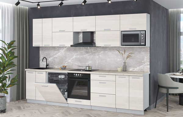 Кухонный гарнитур Интерлиния Мила Лайт 3.0-ПМ2