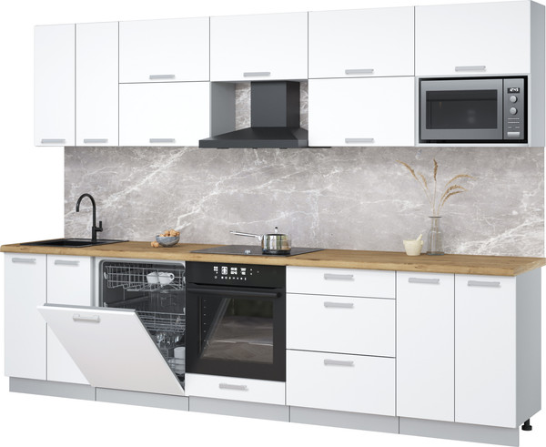 Кухонный гарнитур Интерлиния Мила Лайт 3.0-ПМ2 - фото