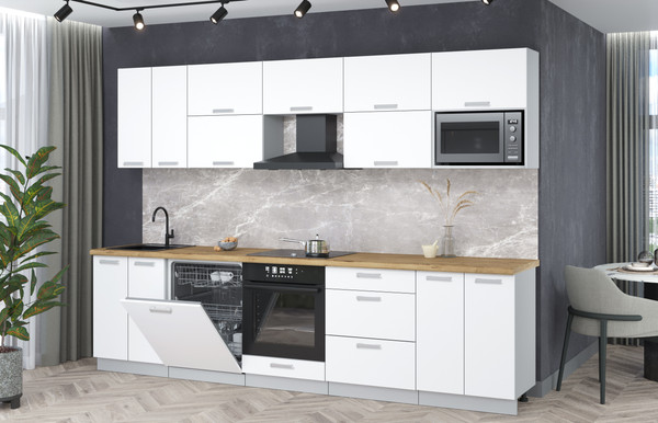 Кухонный гарнитур Интерлиния Мила Лайт 3.0-ПМ2