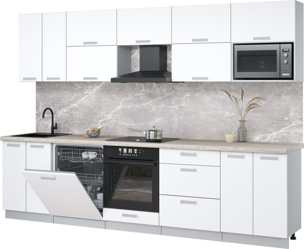 Кухонный гарнитур Интерлиния Мила Лайт 3.0-ПМ2 - фото