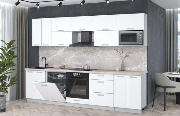 Кухонный гарнитур Интерлиния Мила Лайт 3.0-ПМ2