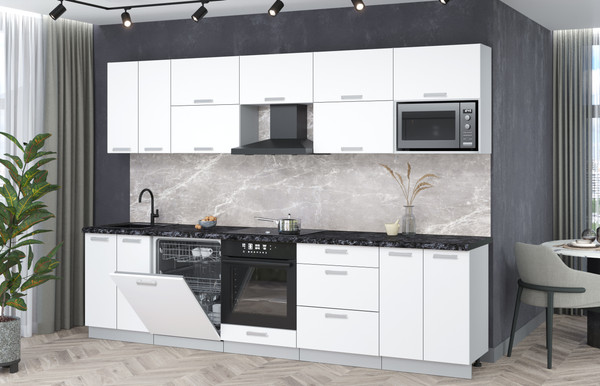 Кухонный гарнитур Интерлиния Мила Лайт 3.0-ПМ2