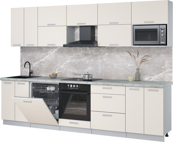 Кухонный гарнитур Интерлиния Мила Лайт 3.0-ПМ2 - фото