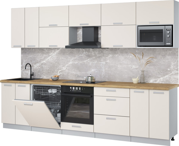 Кухонный гарнитур Интерлиния Мила Лайт 3.0-ПМ2 - фото