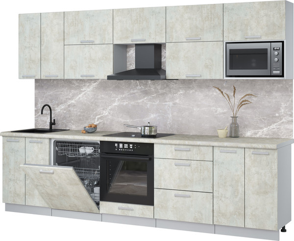 Кухонный гарнитур Интерлиния Мила Лайт 3.0-ПМ2 - фото