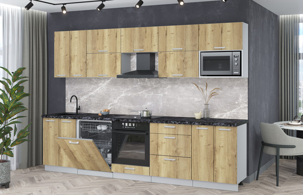 Кухонный гарнитур Интерлиния Мила Лайт 3.0-ПМ2