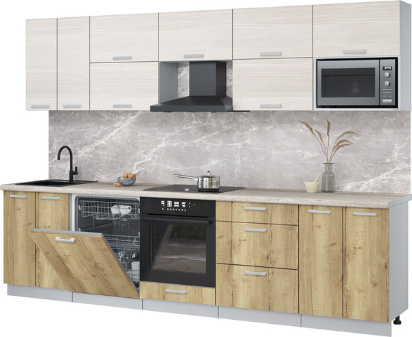 Кухонный гарнитур Интерлиния Мила Лайт 3.0-ПМ2 - фото