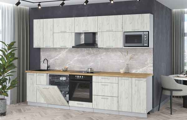 Кухонный гарнитур Интерлиния Мила Лайт 3.0-ПМ2