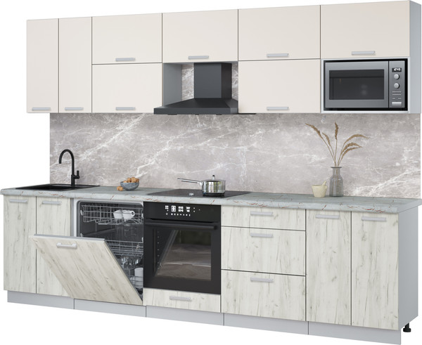 Кухонный гарнитур Интерлиния Мила Лайт 3.0-ПМ2 - фото