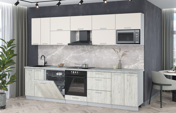 Кухонный гарнитур Интерлиния Мила Лайт 3.0-ПМ2