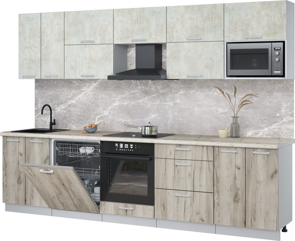 Кухонный гарнитур Интерлиния Мила Лайт 3.0-ПМ2 - фото