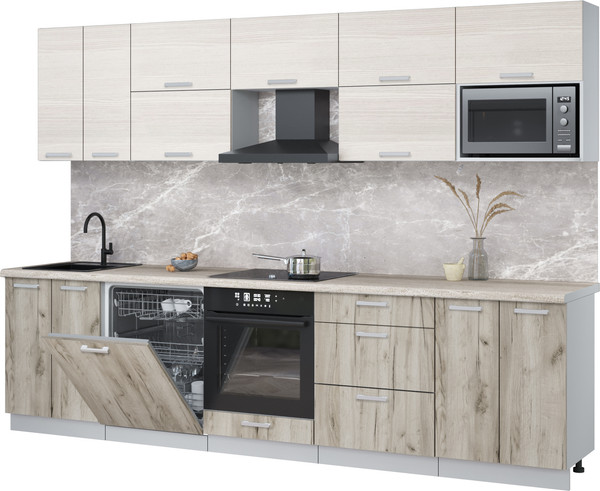 Кухонный гарнитур Интерлиния Мила Лайт 3.0-ПМ2 - фото