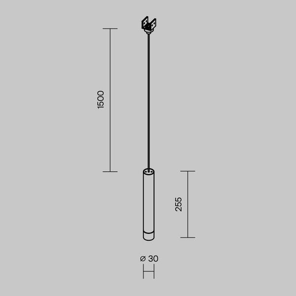 Светильник уличный Maytoni Focus Led O-TR01-1-P-8WW3K