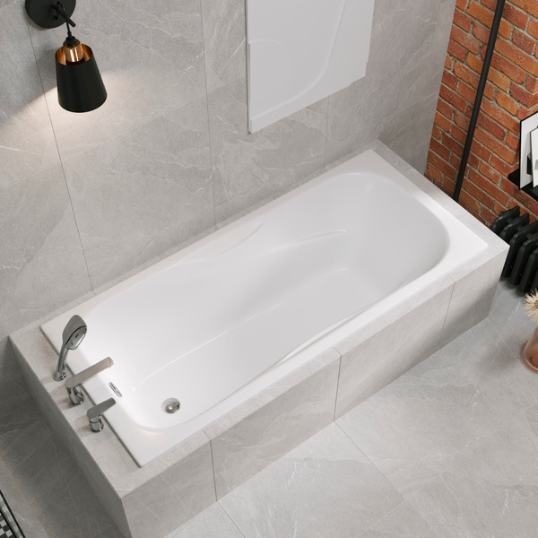 Ванна чугунная Lauter Regina 2101415 / 150x75 с сифоном 21Y11021