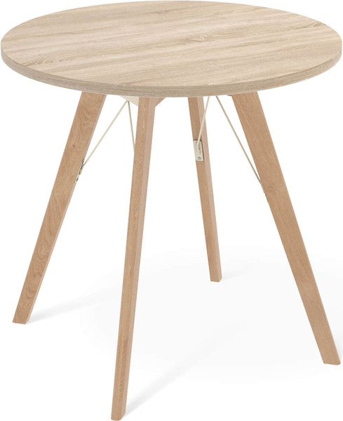 Обеденный стол Sheffilton SHT-TU9/TT 80 (прозрачный лак/дуб сонома) - фото