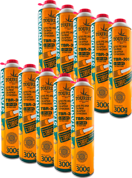 Газовый баллон туристический Tourist Standard TBR-300 - фото