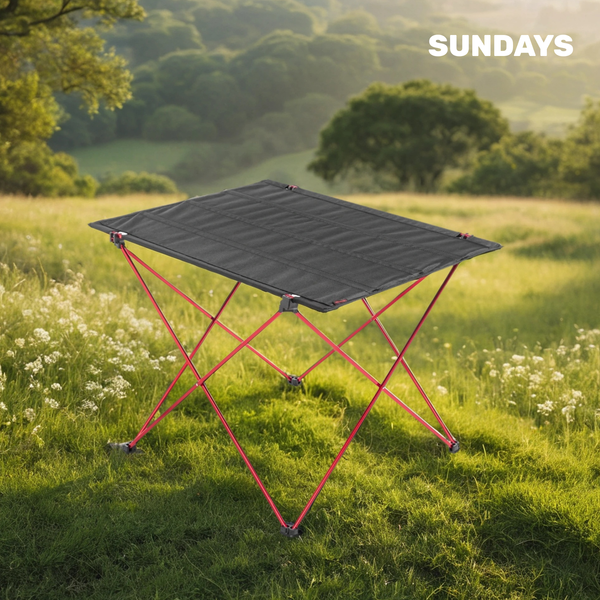 Комплект складной мебели Sundays ZC-CT005 / OG2967H (черный/серый)