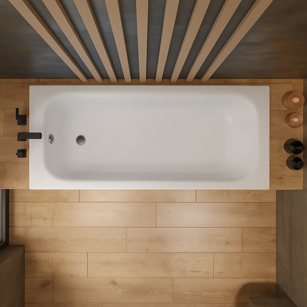 Ванна стальная Lauter Tova 150 / 21S15022 (с ножками)