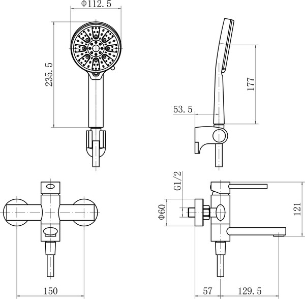 Смеситель Fashun A53034