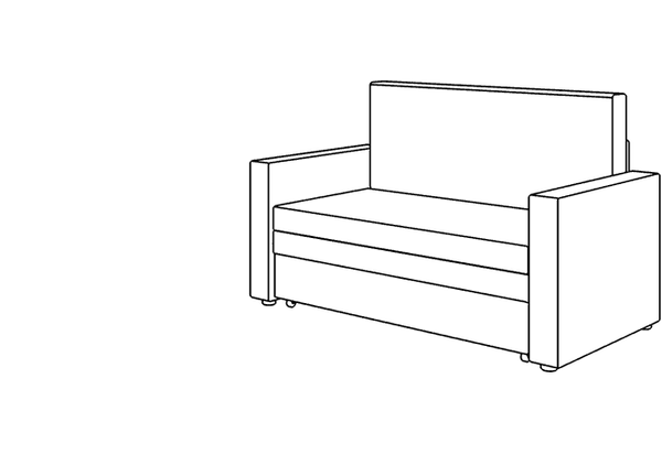 Диван Нижегородмебель и К Тео ТД 905