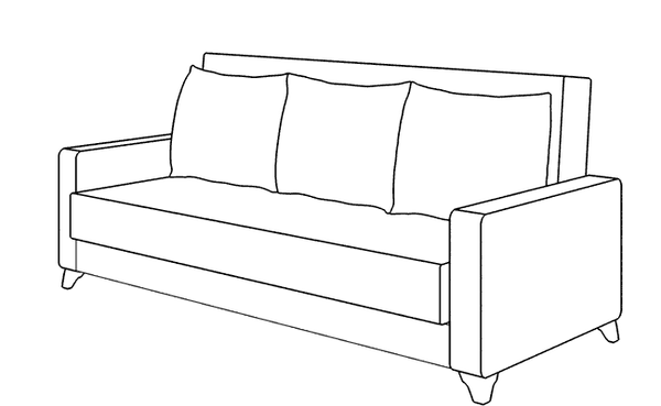 Диван Нижегородмебель и К Эмили ТД 911