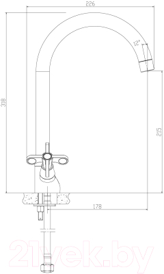Смеситель Rossinka Silvermix RS42-72
