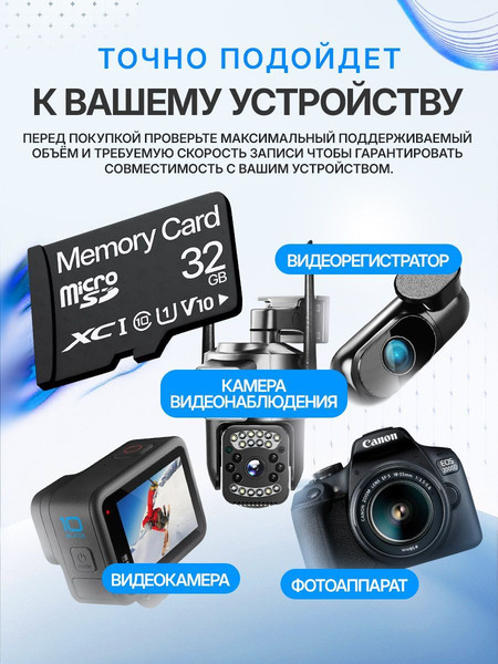 Карта памяти Memory 32GB Class 10