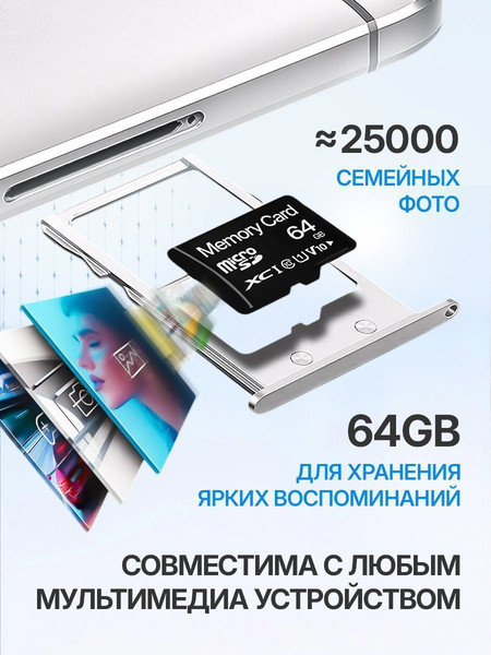 Карта памяти Memory 64GB Class 10
