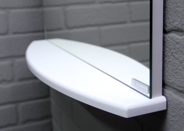 Шкаф с зеркалом для ванной Домино Лидер 50