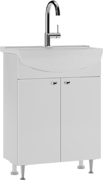 Тумба под умывальник Домино Амур 60 Лидер без ящика - фото