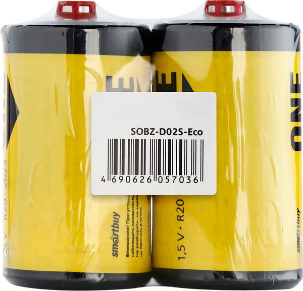Комплект батареек SmartBuy SOBZ-D02S-Eco