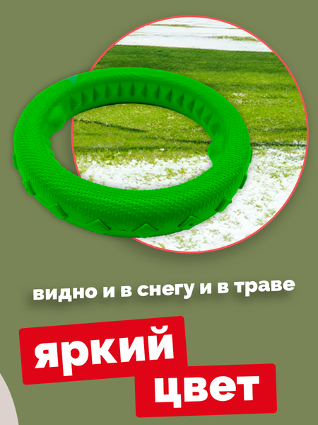 Игрушка для собак ZOONIK Кольцо плавающее / 164112-36