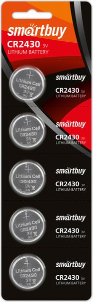 Комплект батареек SmartBuy SBBL-2430-5B