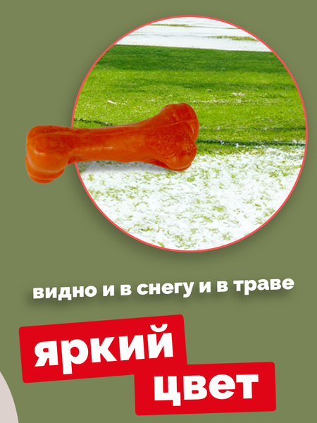 Игрушка для собак ZOONIK Кость литая / 164136-11