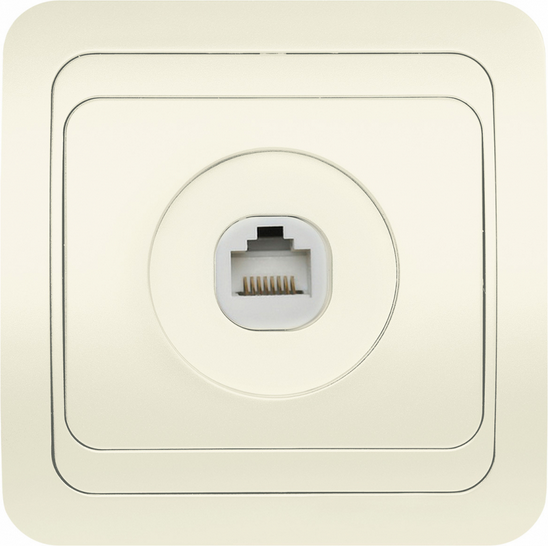 Розетка SmartBuy Марс SBE-02i-S1-RJ - фото