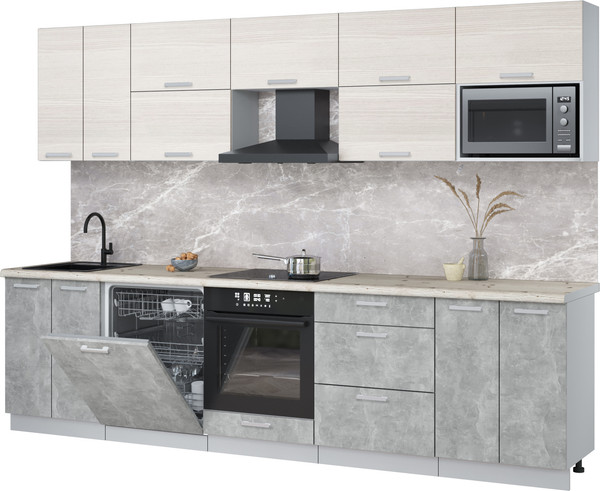 Кухонный гарнитур Интерлиния Мила Лайт 3.0-ПМ2 - фото