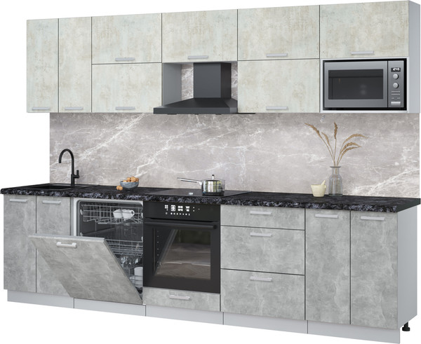 Кухонный гарнитур Интерлиния Мила Лайт 3.0-ПМ2 - фото