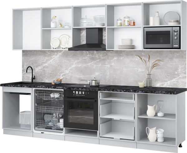 Кухонный гарнитур Интерлиния Мила Лайт 3.0-ПМ2