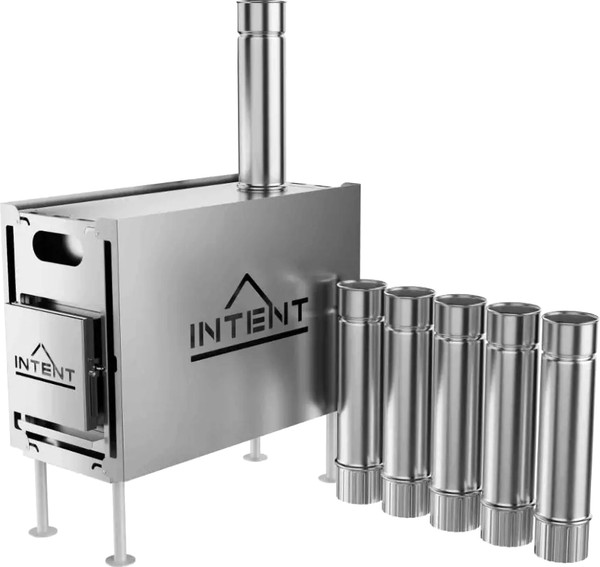 Печь походная Intent Mini с баком для нагрева воды Круглый