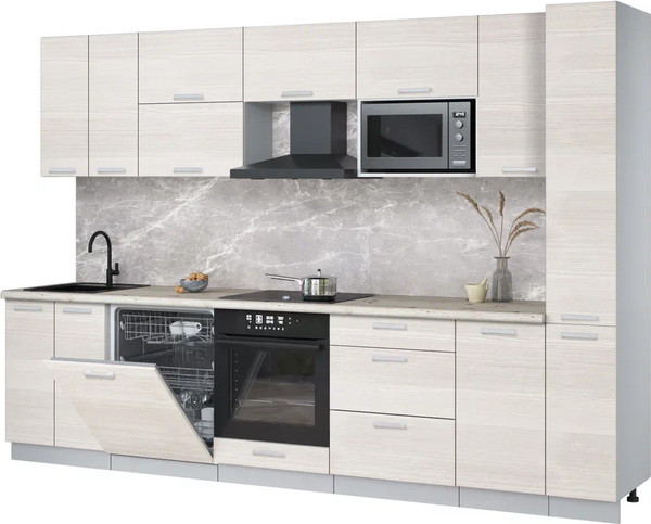 Кухонный гарнитур Интерлиния Мила Лайт 3.1-ПМ2 - фото