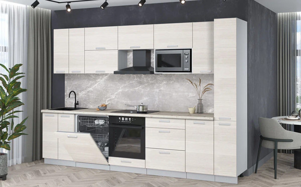 Кухонный гарнитур Интерлиния Мила Лайт 3.1-ПМ2