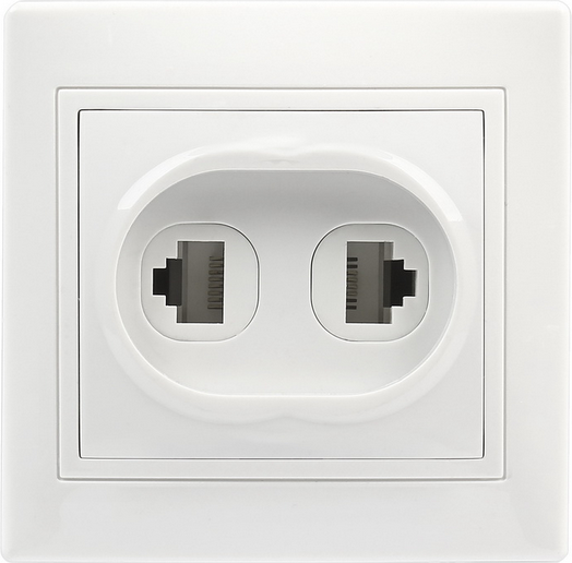 Розетка SmartBuy Венера SBE-01w-S1-RJPH - фото