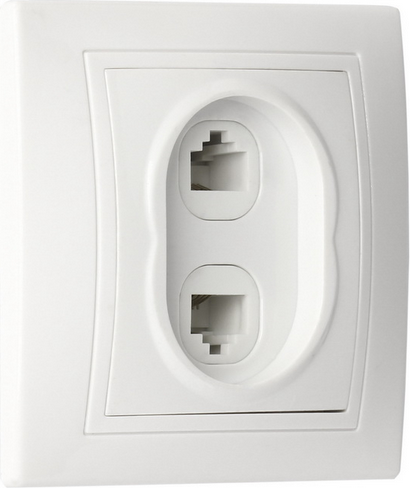 Розетка SmartBuy Венера SBE-01w-S1-RJPH