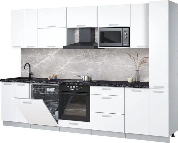 Кухонный гарнитур Интерлиния Мила Лайт 3.1-ПМ2 - фото