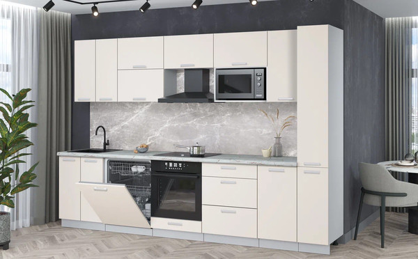 Кухонный гарнитур Интерлиния Мила Лайт 3.1-ПМ2