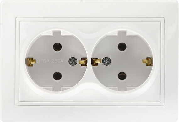 Розетка SmartBuy Венера SBE-01w-16-S2-Z - фото