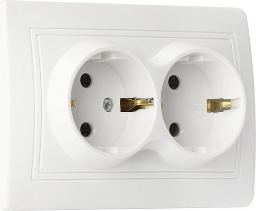 Розетка SmartBuy Венера SBE-01w-16-S2-Z