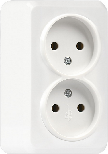 Розетка SmartBuy Юпитер SBE-03w-10-S2-N-c